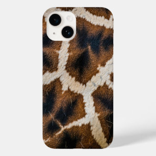 Coque Pour iPhone 14 girafe animal fourrure peau texture sauvage cuir p