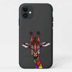 Coque Case-Mate Pour iPhone Girafe d'arc-en-ciel