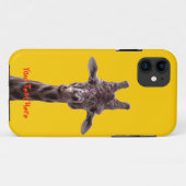 Coques Case-Mate iPhone Girafe drôle (Dos (Horizontal))
