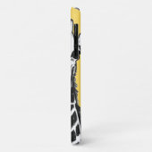 Coques Case-Mate iPhone Girafe jaune personnalisée (Dos/Gauche)