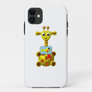 Etui iPhone Case-Mate Girafe Mignonne avec Poisson Rouge