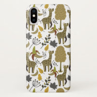 Girafe sans couture motif jaune blanc haute