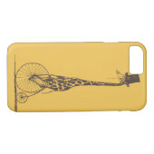 Coques Case-Mate iPhone Girafe sur une bicyclette (Dos (Horizontal))