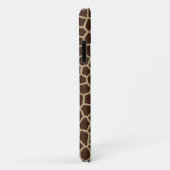 Coques Case-Mate iPhone Girafe Texture de peau foncé Motif Brown (Dos/Droite)