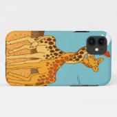 Coques Case-Mate iPhone Girafes dans l'amour (Dos (Horizontal))