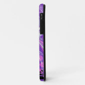 Coques Case-Mate iPhone Giraffe à fleurs violettes (Dos/Gauche)