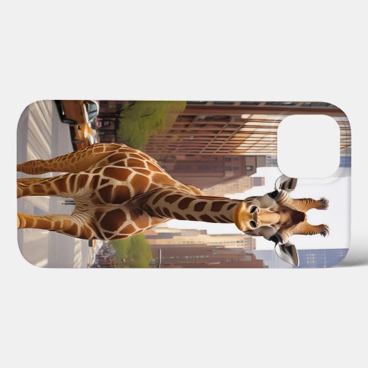 Coques Case-Mate iPhone Giraffe à New York (Verso (horizontal))