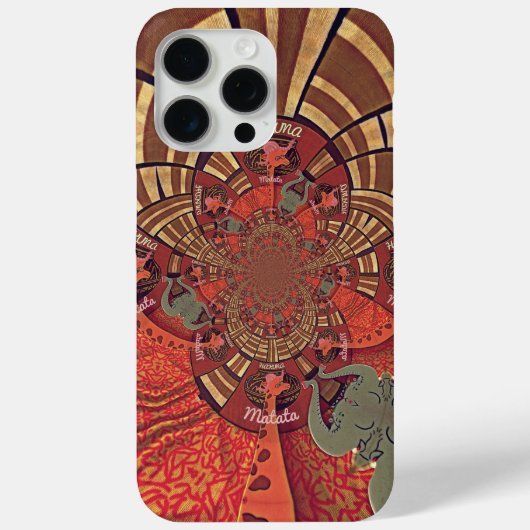 Coques Case-Mate iPhone Giraffe Animal Hakuna Matata Design (Verso)