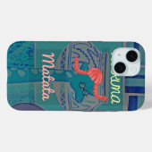 Coques Case-Mate iPhone Giraffe Art Joueuse : Un Plaisir Africain (Verso (horizontal))