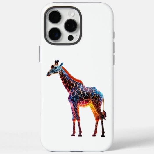 Coques Case-Mate iPhone Giraffe colorée (Verso)