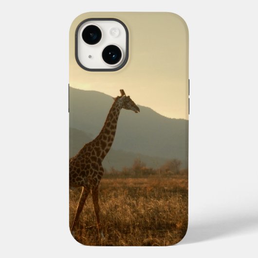 Coques Case-Mate iPhone Giraffe dans la Savannah (Verso)