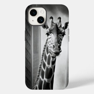 Coque Pour iPhone 14 Giraffe dans une cityscape