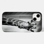 Coques Case-Mate iPhone Giraffe dans une cityscape (Verso (horizontal))