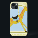 Etui iPhone 13 Giraffe de carrousel par Juin Erica Vess<br><div class="desc">Si vous ne pouvez pas vous rendre au parc et faire le tour de manège, cette impression peut être la prochaine meilleure alternative. Juin Erica Vess a fait cette incroyable interprétation d'une girafe de carrousel sur un arrière - plan bleu pastel et vert. Vous voulez juste faire un tour en...</div>