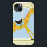 Etui iPhone 13 Giraffe de carrousel par Juin Erica Vess<br><div class="desc">Si vous ne pouvez pas vous rendre au parc et faire le tour de manège, cette impression peut être la prochaine meilleure alternative. Juin Erica Vess a fait cette incroyable interprétation d'une girafe de carrousel sur un arrière - plan bleu pastel et vert. Vous voulez juste faire un tour en...</div>