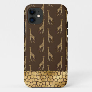 Case-Mate iPhone Case Giraffe d'or Safari africain style chic