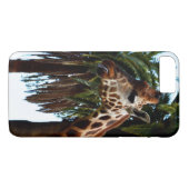 Coques Case-Mate iPhone Giraffe Drôle Qui Donne Une Framboise, (Dos (Horizontal))