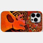 Coques Case-Mate iPhone Giraffe drôle : Un charme africain kaléidoscopique (Verso (horizontal))