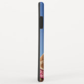 Coques Case-Mate iPhone Giraffe en casquette rose étincelant (Dos/Droite)