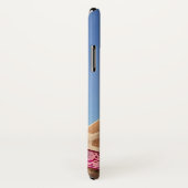 Coques Case-Mate iPhone Giraffe en casquette rose étincelant (Dos/Droite)