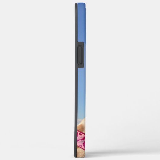 Coques Case-Mate iPhone Giraffe en casquette rose étincelant (Verso / Droite)