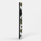 Coques Case-Mate iPhone Giraffe Impression Brown et Turquoise (Dos/Droite)