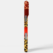 COQUES Case-Mate iPhone GIRAFFE LÉOPARD PEAU ROUGE GIRAFFE IMPRIMÉ GEMSTON (Verso / Droite)