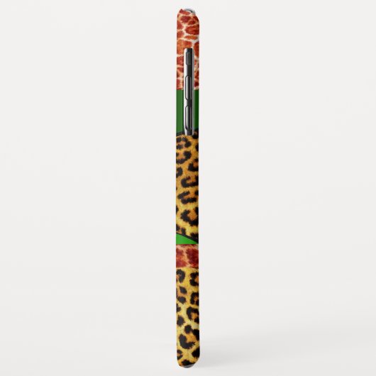 COQUES Case-Mate iPhone GIRAFFE LÉOPARD PEAU VERT EMERALD GEM IMPRIMÉ (Dos/Gauche)