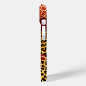 COQUES Case-Mate iPhone GIRAFFE LEOPARD SKIN BOW IMPRIMÉ, ROUGE RUBY GEMST (Verso / Gauche)