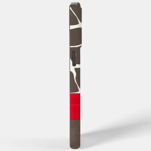 Coques Case-Mate iPhone Giraffe Motif Imprimé Ruban Faux Crystal (Verso / Droite)