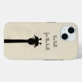Coques Case-Mate iPhone Giraffe noire (Verso (horizontal))