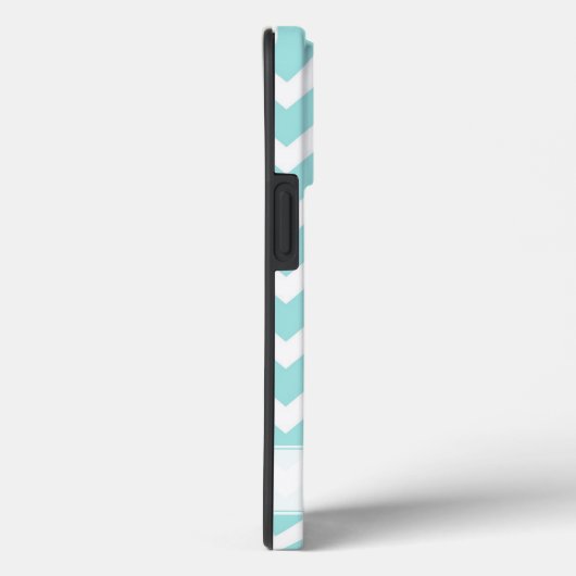 Coques Case-Mate iPhone Giraffe on zigzzag chevron. (Verso / Droite)