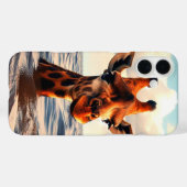 Coques Case-Mate iPhone Giraffe perdue (Verso (horizontal))