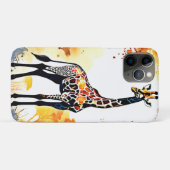 Coques Case-Mate iPhone Giraffe Savannah Art (Dos (Horizontal))