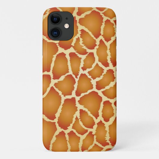 Coques Case-Mate iPhone Giraffe Véritable Peau Texture Brown (Dos)