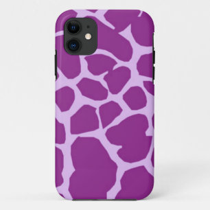 Coque iPhone 11 Giraffe violette