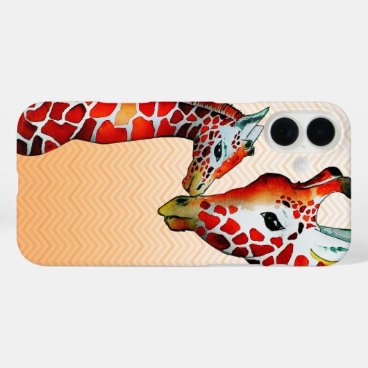 Coques Case-Mate iPhone Giraffes (Verso (horizontal))
