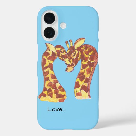 Coques Case-Mate iPhone Giraffes en amour (Verso)
