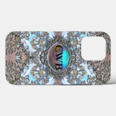 Coques Case-Mate iPhone Girl Damsel Damask Girly (Verso (horizontal))