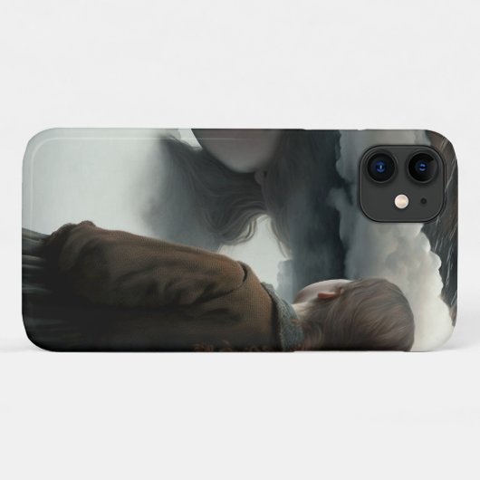 Coques Case-Mate iPhone Girl with clouds (Dos (Horizontal))
