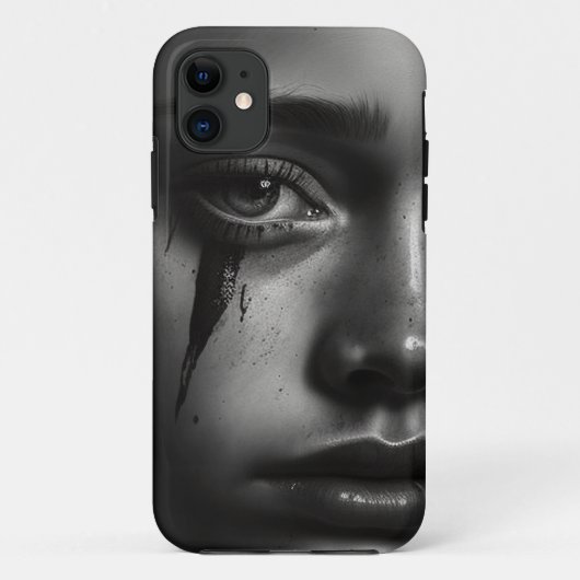 Coques Case-Mate iPhone Girl with tears (Dos)