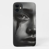 Coques Case-Mate iPhone Girl with tears (Dos)