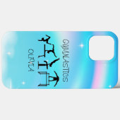 Coques Case-Mate iPhone Girls Gymnastique Rainbow Swirls (Verso (horizontal))