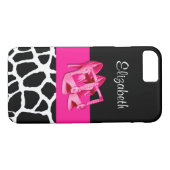 Coques Case-Mate iPhone Girly Giraffe Imprimer Jolie Chaussures Roses Avec (Dos (Horizontal))