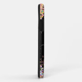 Coques Case-Mate iPhone Girly Holographic Parties scintillant Monogramme N (Dos/Droite)