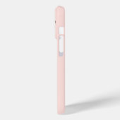 Coques Case-Mate iPhone Girly Modern rose Monogramme Initiales Nom (Verso / Gauche)
