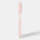 Coques Case-Mate iPhone Girly Modern rose Monogramme Initiales Nom (Verso / Droite)