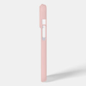 Coques Case-Mate iPhone Girly pink white monogram initial (Verso / Gauche)