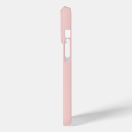 Coques Case-Mate iPhone Girly pink  white monogram initial  (Verso / Gauche)