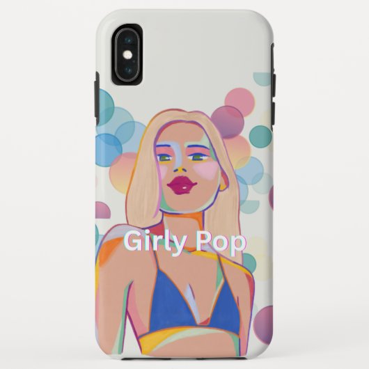 Coques Case-Mate iPhone Girly pop phone case party girl iphone (Dos)
